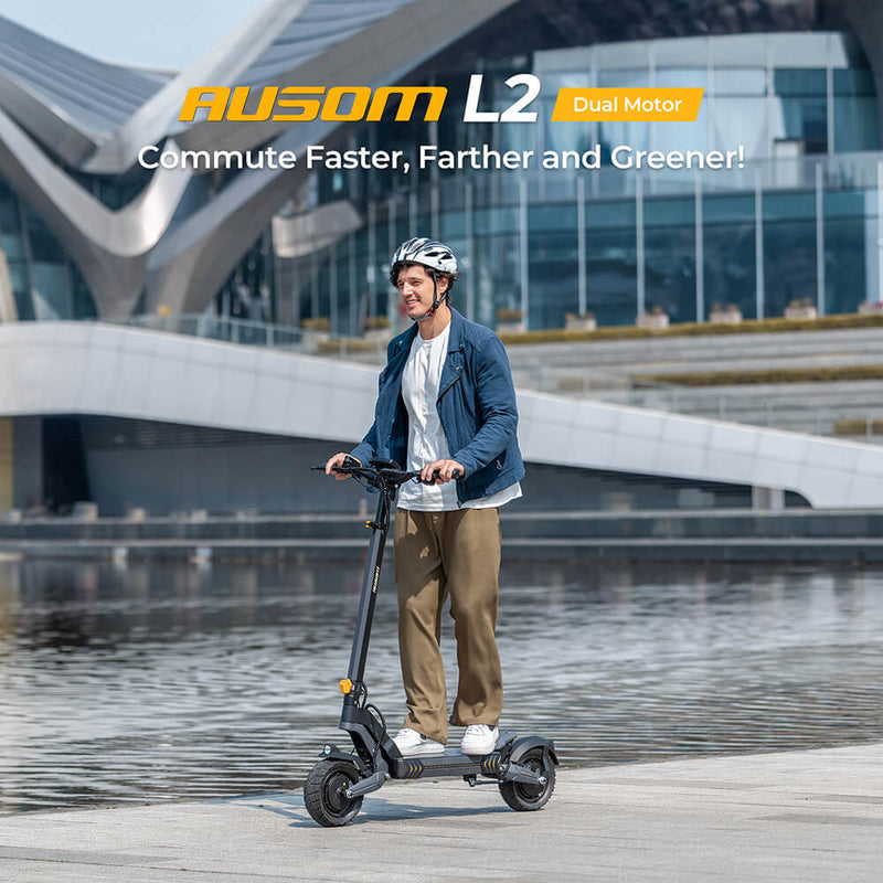 Ausom L2 Dual Motor Electric Scooter – Ausom Global Official